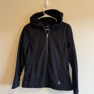 Spyder Women's Dark Hooded Ski Jacket